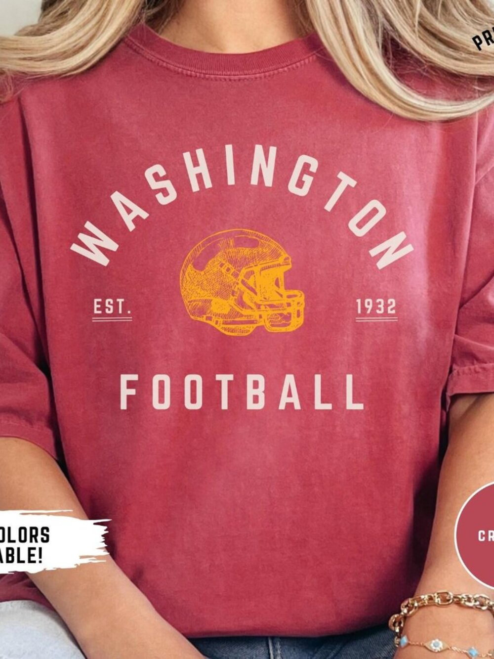 Washington Football Shirt, Commander Football Shirt